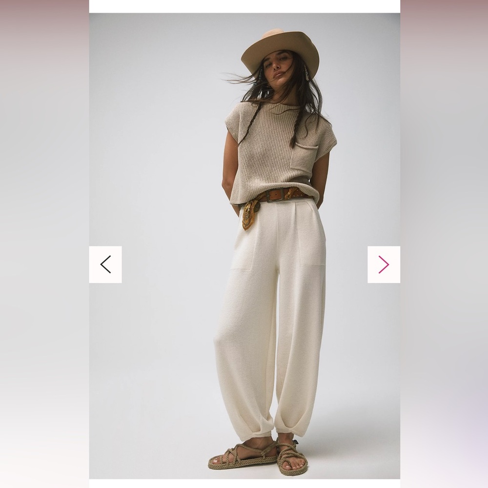 Free People Freya Sweater Set in Oatmeal Bone